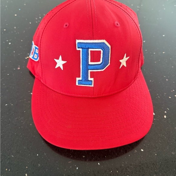USA Richardson Red Baseball Cap with Blue P Logo - Picture 2 of 5